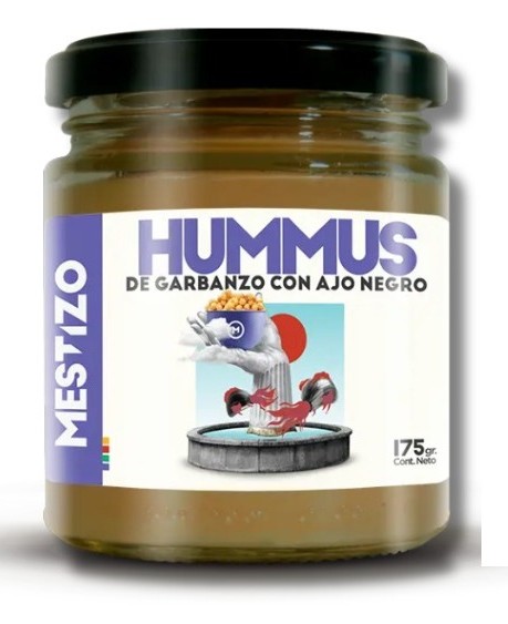 Hummus MESTIZO Ajo Negro